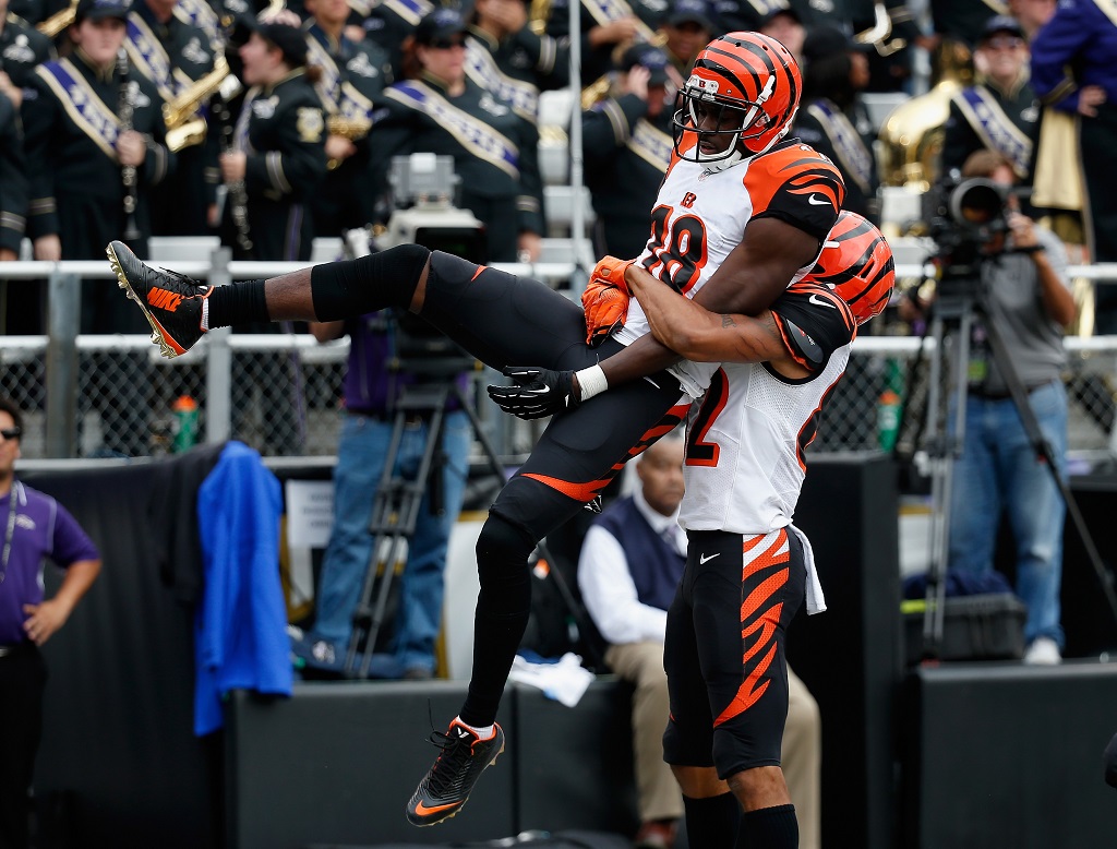 at M&T Bank Stadium on September 27, 2015 in Baltimore, Maryland.