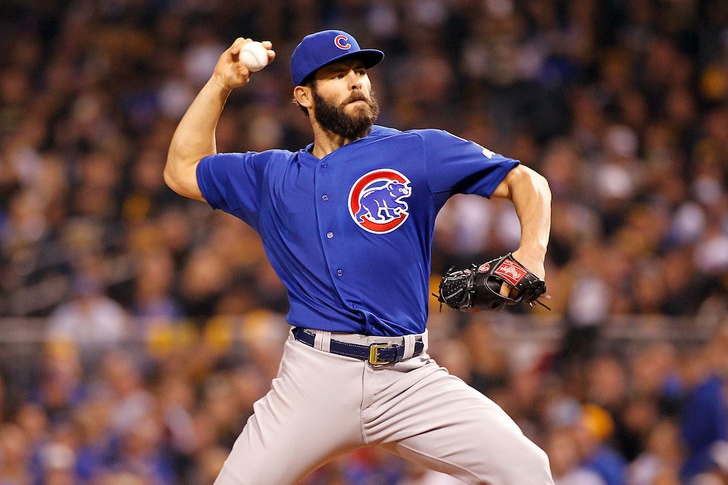 Jake Arrieta of the Chicago Cubs