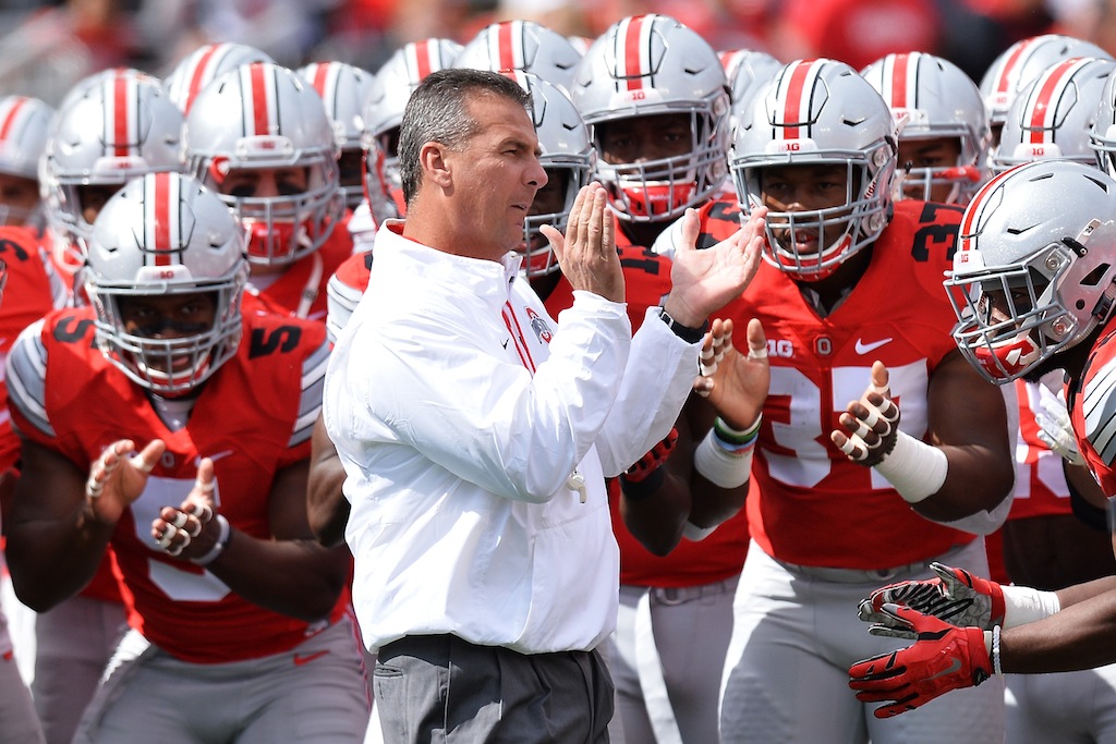 Urban Meyer fires up the Ohio State Buckeyes