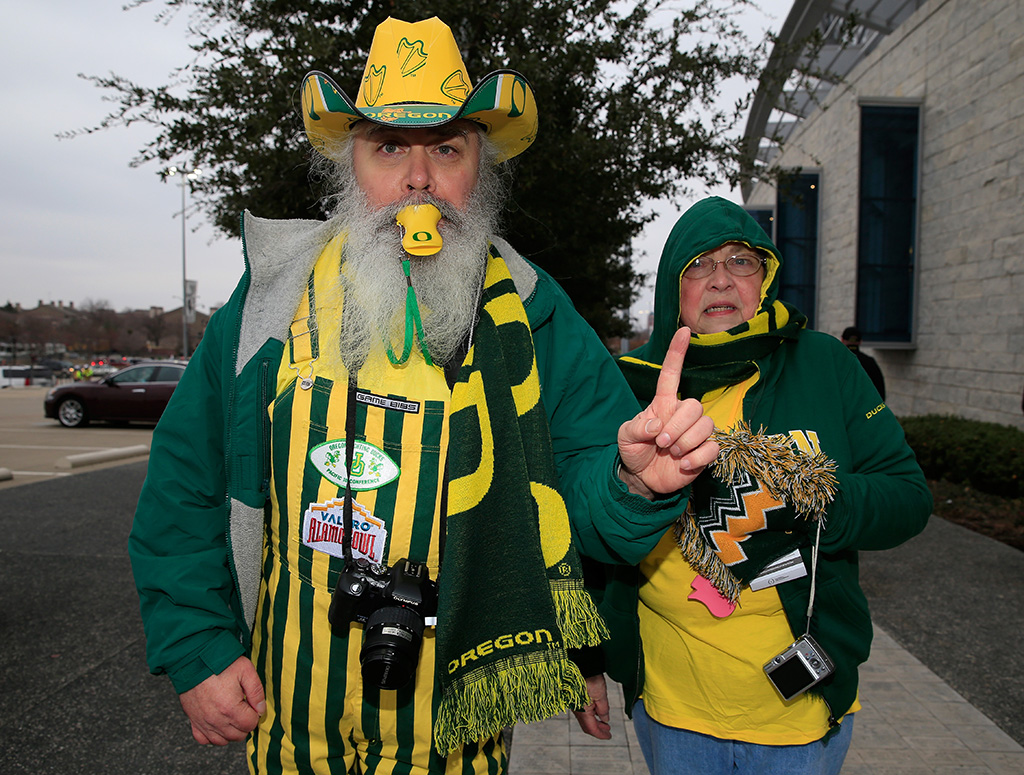 Oregon Ducks fans Oregon Ducks fans