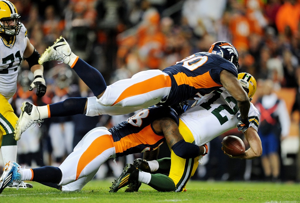 at Sports Authority Field at Mile High on November 1, 2015 in Denver, Colorado.