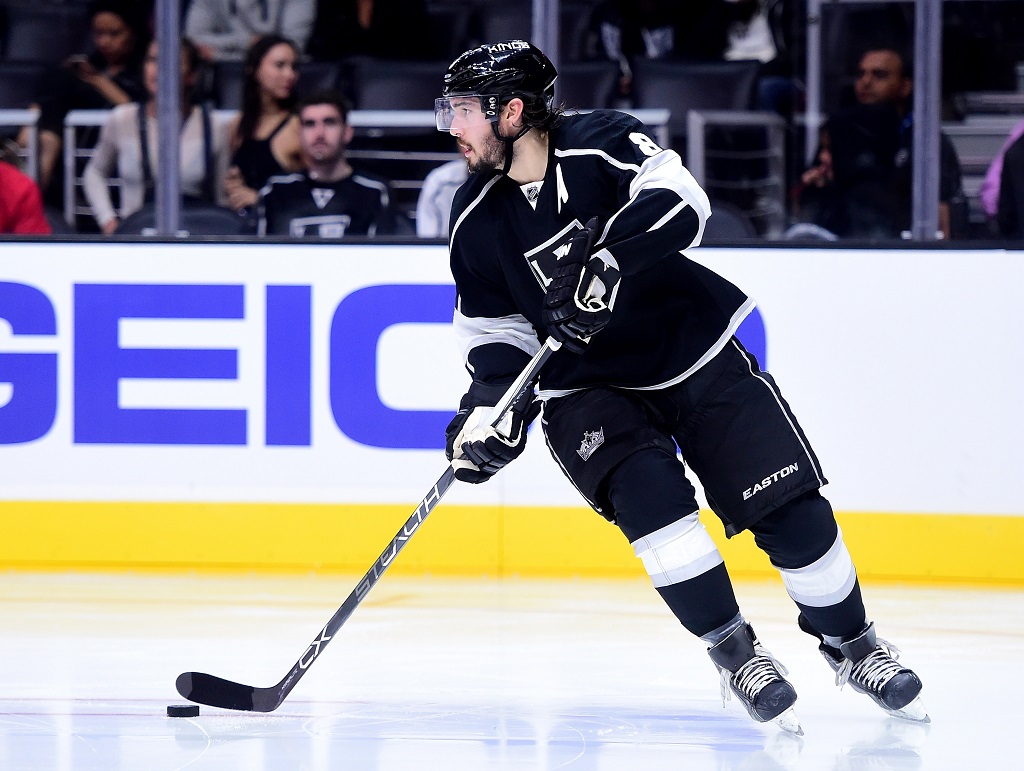 during a preseason game at Staples Center on September 22, 2015 in Los Angeles, California.