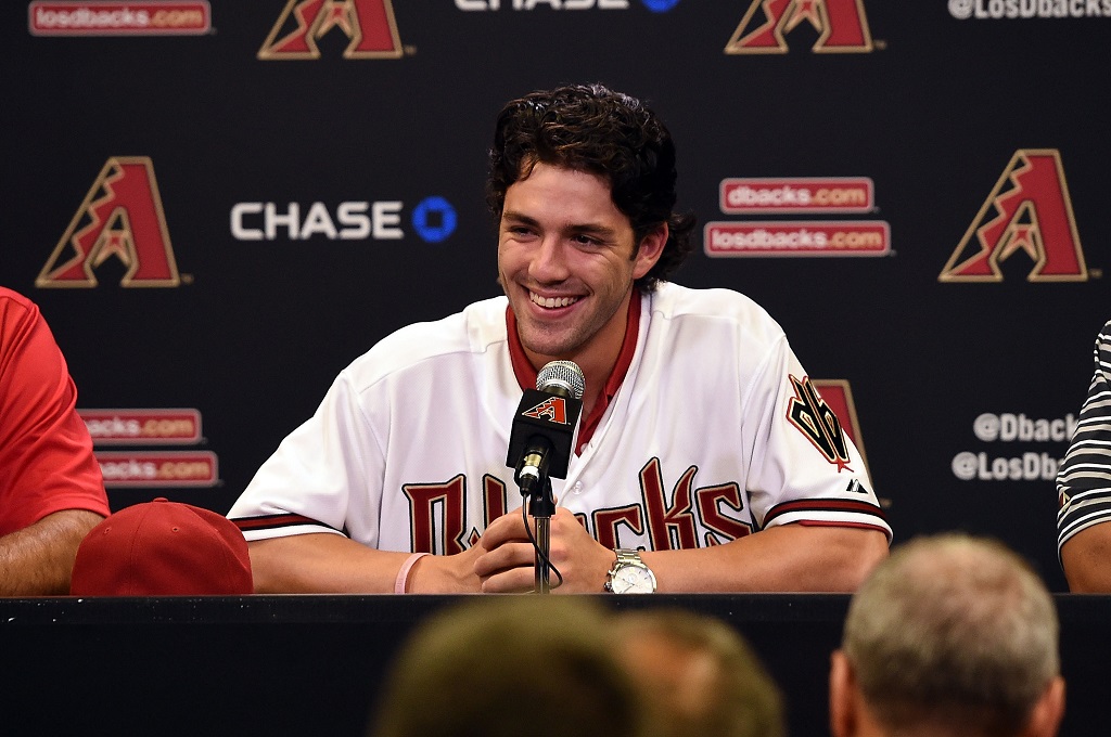 Dansby Swanson during a press conference