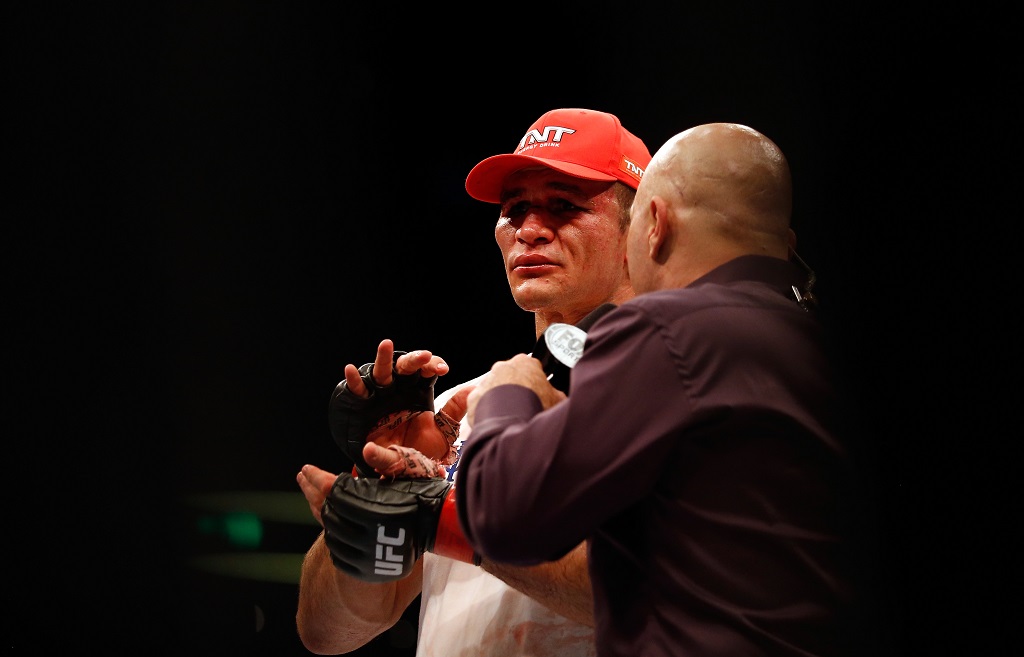 during the UFC Fight Night event at the at U.S. Airways Center on December 13, 2014 in Phoenix, Arizona.