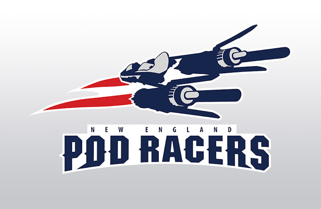 Star Wars-themed New England Patriots logo