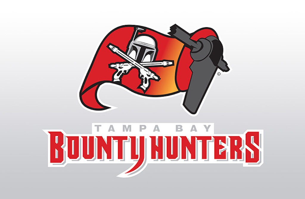 Star Wars-themed Tampa Bay Buccaneers logo