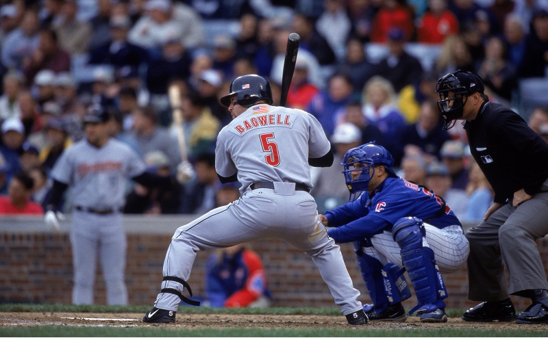 Did Jeff Bagwell follow one of baseball's unwritten rules during this at-bat?
