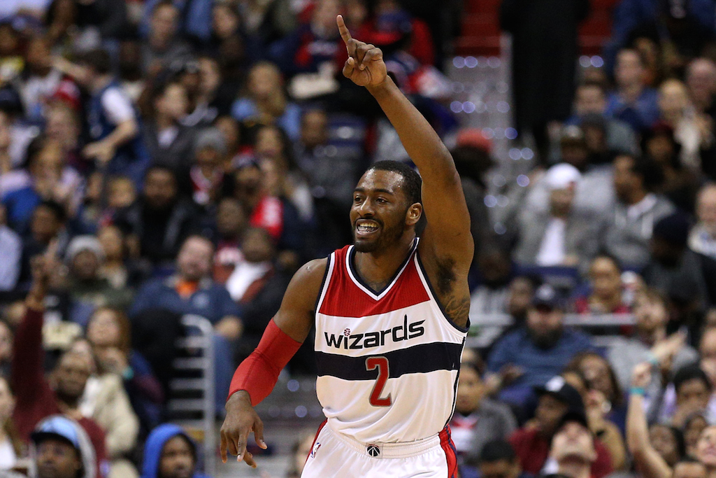 John Wall #2 of the Washington Wizards
