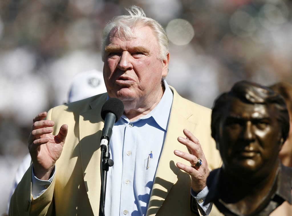 Hall of Fame Coach John Madden during opening cermonies as the Oakland Raiders defeated the Arizona Cardinals by a score of 22 to 9 at McAfee Coliseum, Oakland, California, October 22, 2006.