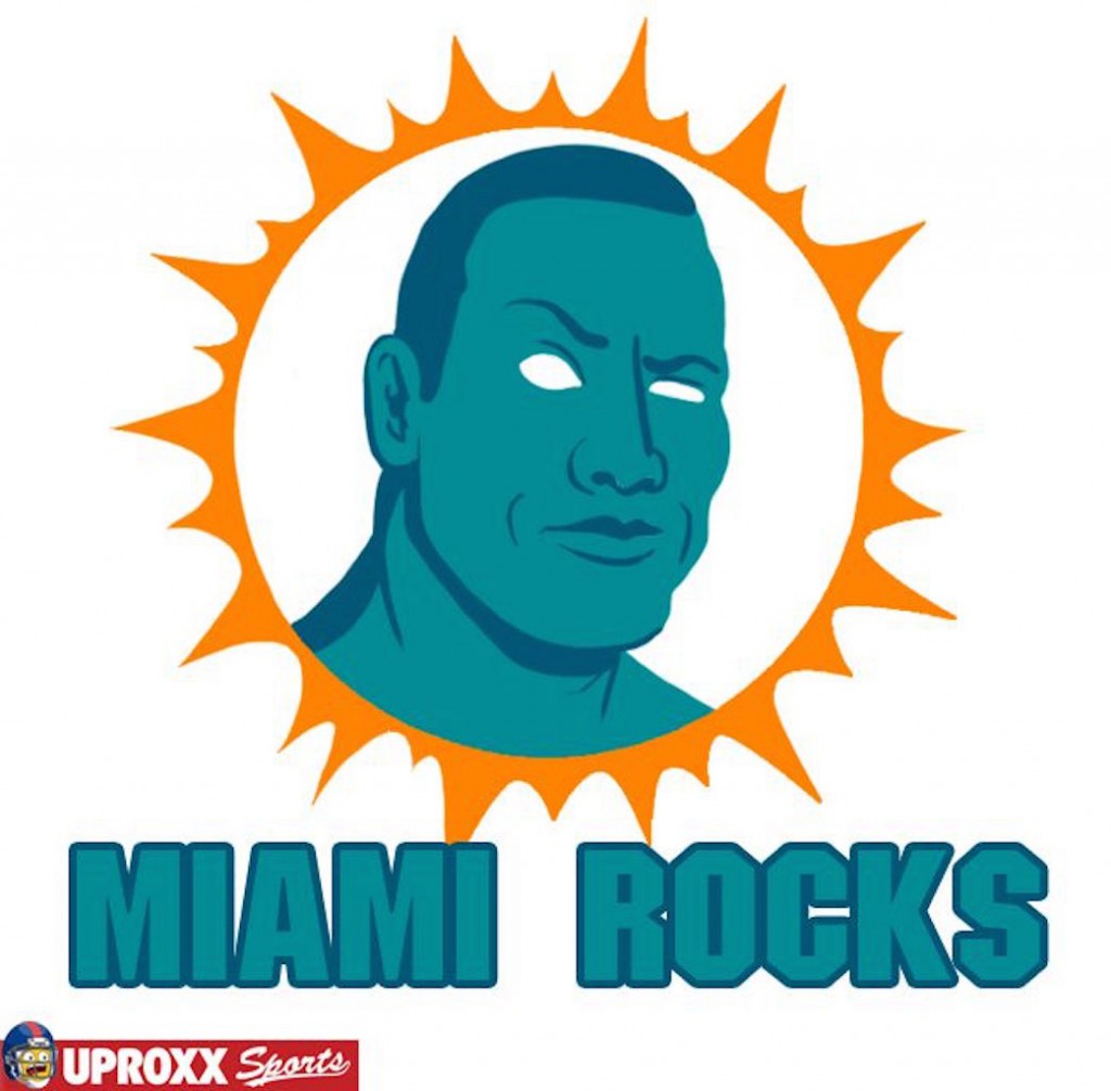 Miami Dolphins wrestling logo