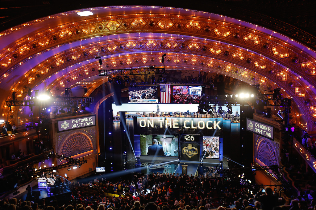A general view prior to the start of the first round of the 2015 NFL Draft