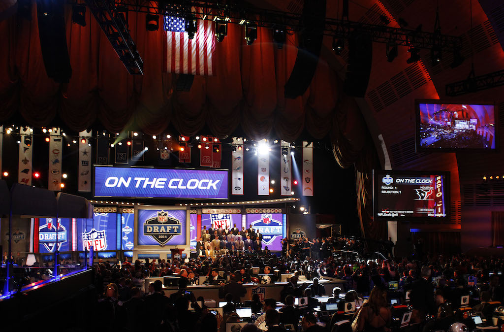 Aerial shot of the 2014 NFL Draft