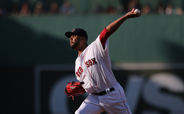 David Price pitches against the New York Yankees.