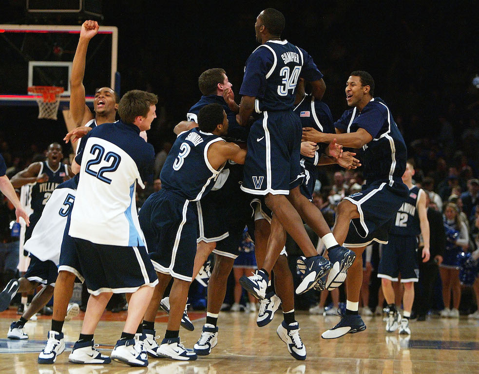 Villanova Wildcats celebrate