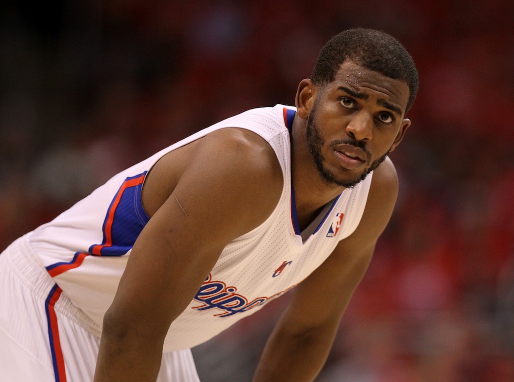 Chris Paul waits for the play to begin | Stephen Dunn/Getty Images
