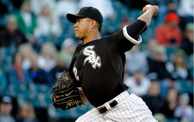 Jose Quintana at U.S. Cellular Field on September 12, 2015 in Chicago, Illinois.
