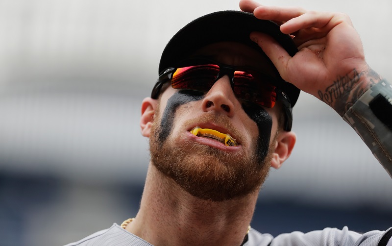 NEW YORK, NY - MAY 14: Brett Lawrie #15 of the Chicago White Sox looks on during the game against the New York Yankees at Yankee Stadium on May 14, 2016 in New York City. (Photo by Al Bello/Getty Images)