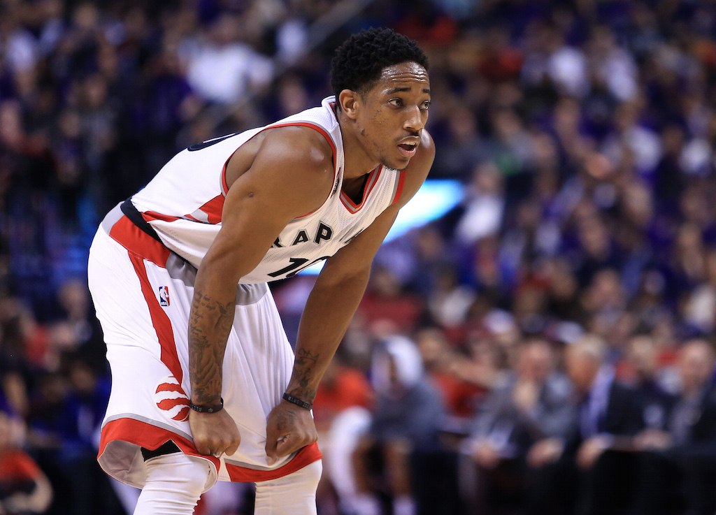 DeMar DeRozan is ready to get to work | Vaughn Ridley/Getty Images