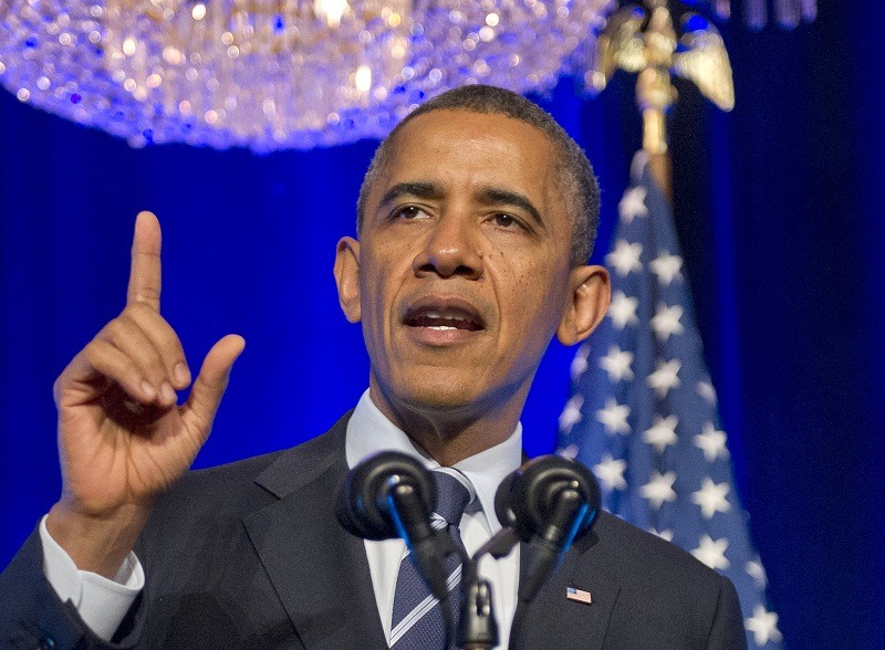 U.S. President Barack Obama delivers remarks at an Organizing for Action "Obamacare Summit" at the St. Regis Hotel on November 4, 2013 in Washington, D.C. 