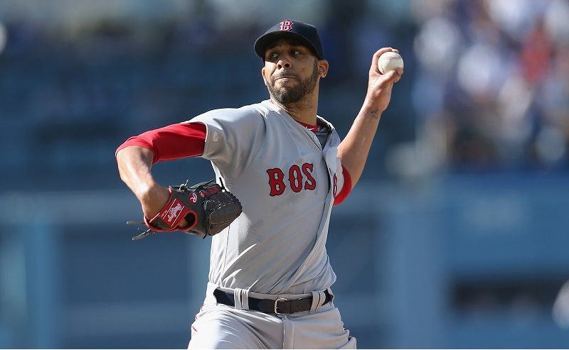 LOS ANGELES, CALIFORNIA - AUGUST 07: David Price #24 if the Boston Red Sox throws a pitch against the Los Angeles Dodgers at Dodger Stadium on August 7, 2016 in Los Angeles, California. (Photo by Stephen Dunn/Getty Images)