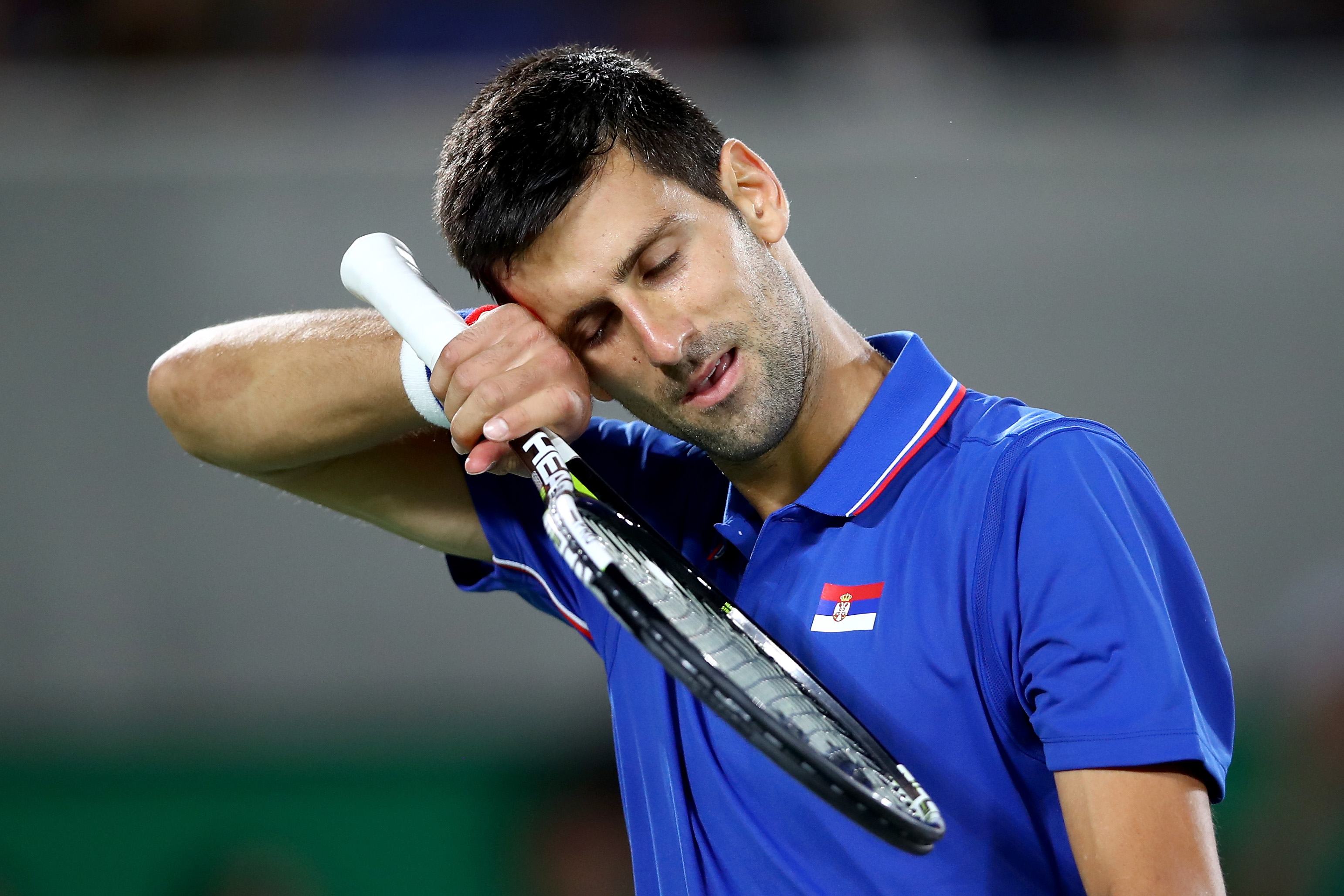 Novak Djokovic gets upset in Rio | Clive Brunskill/Getty Images