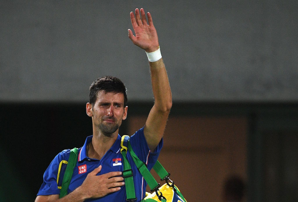 Even Novak Djokovic cries | ROBERTO SCHMIDT/AFP/Getty Images
