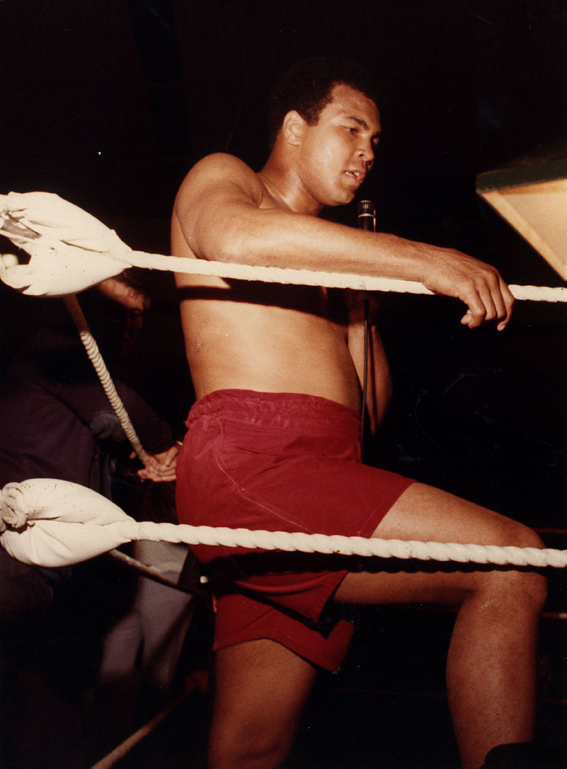 ali in the ring