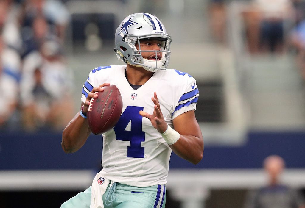 Dak Prescott has to start taking some chances on downfield throws | Tom Pennington/Getty Images