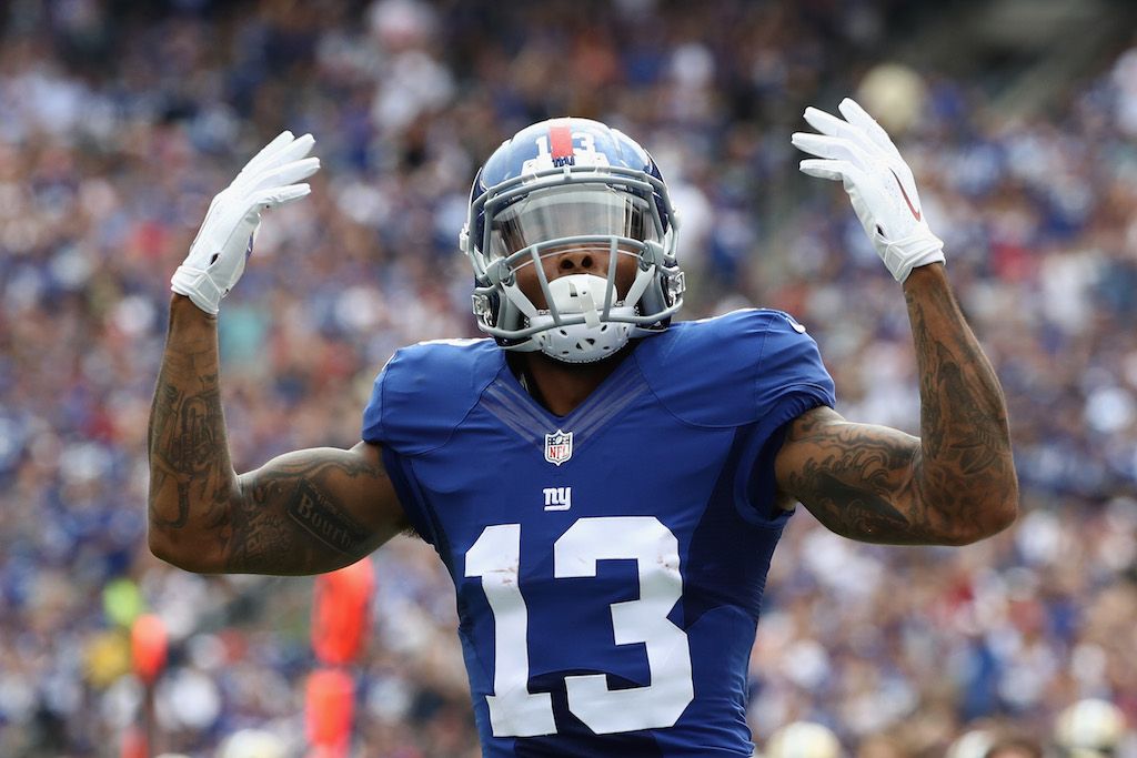 Odell Beckham Jr. is obviously a fan favorite | Elsa/Getty Images