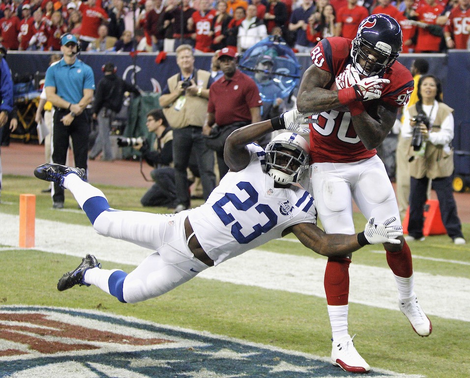 Andre Johnson is too much for the Colts to handle | Bob Levey/Getty Images