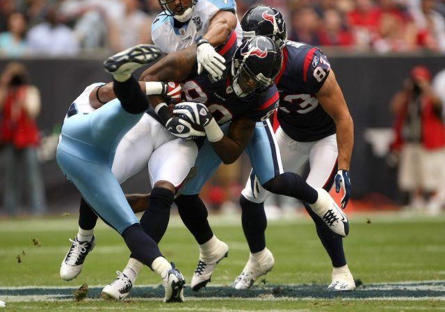 The Tennessee Titans can't stop Andre Johnson | Stephen Dunn/Getty Images