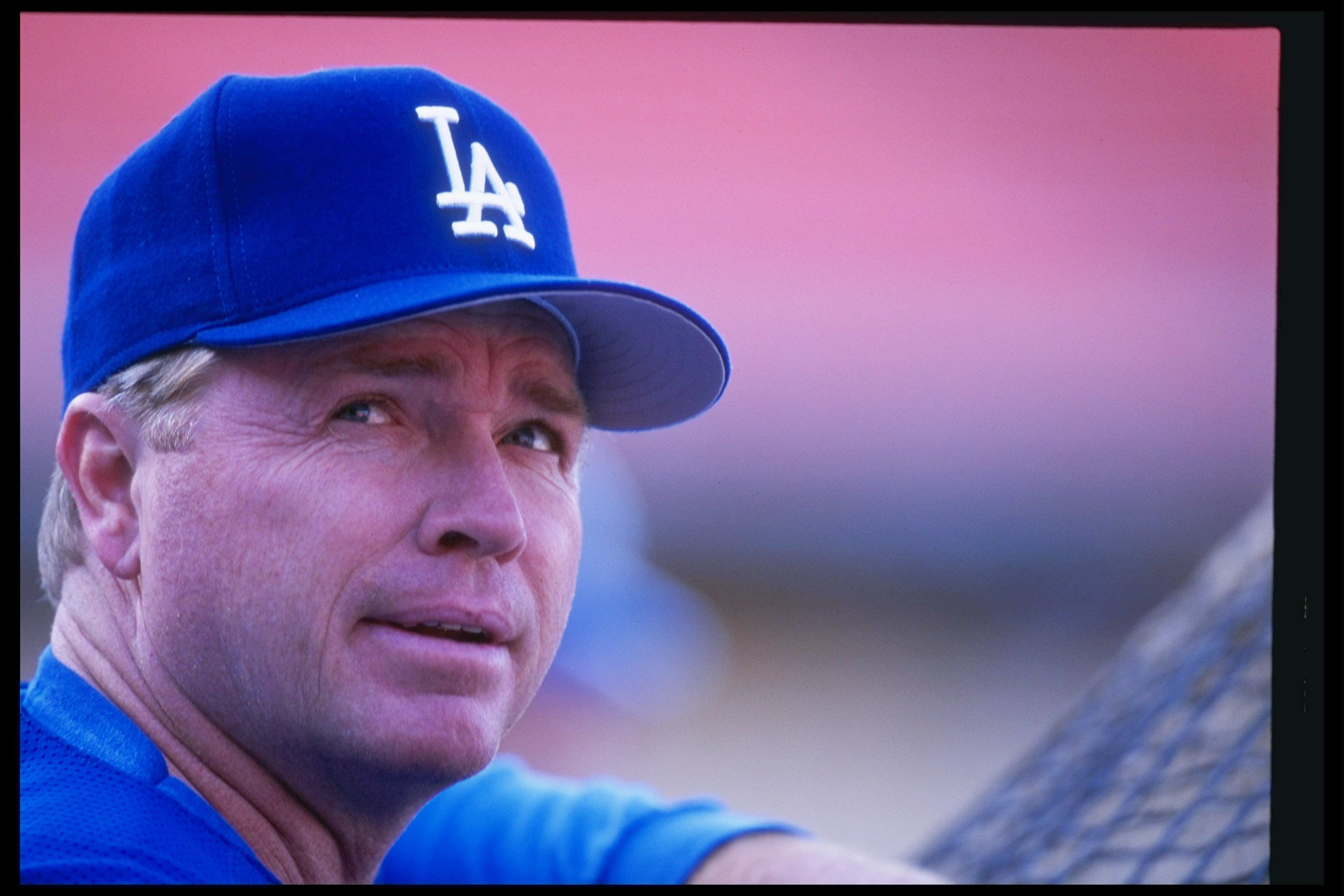 Manager Bill Russell of the Los Angeles Dodgers