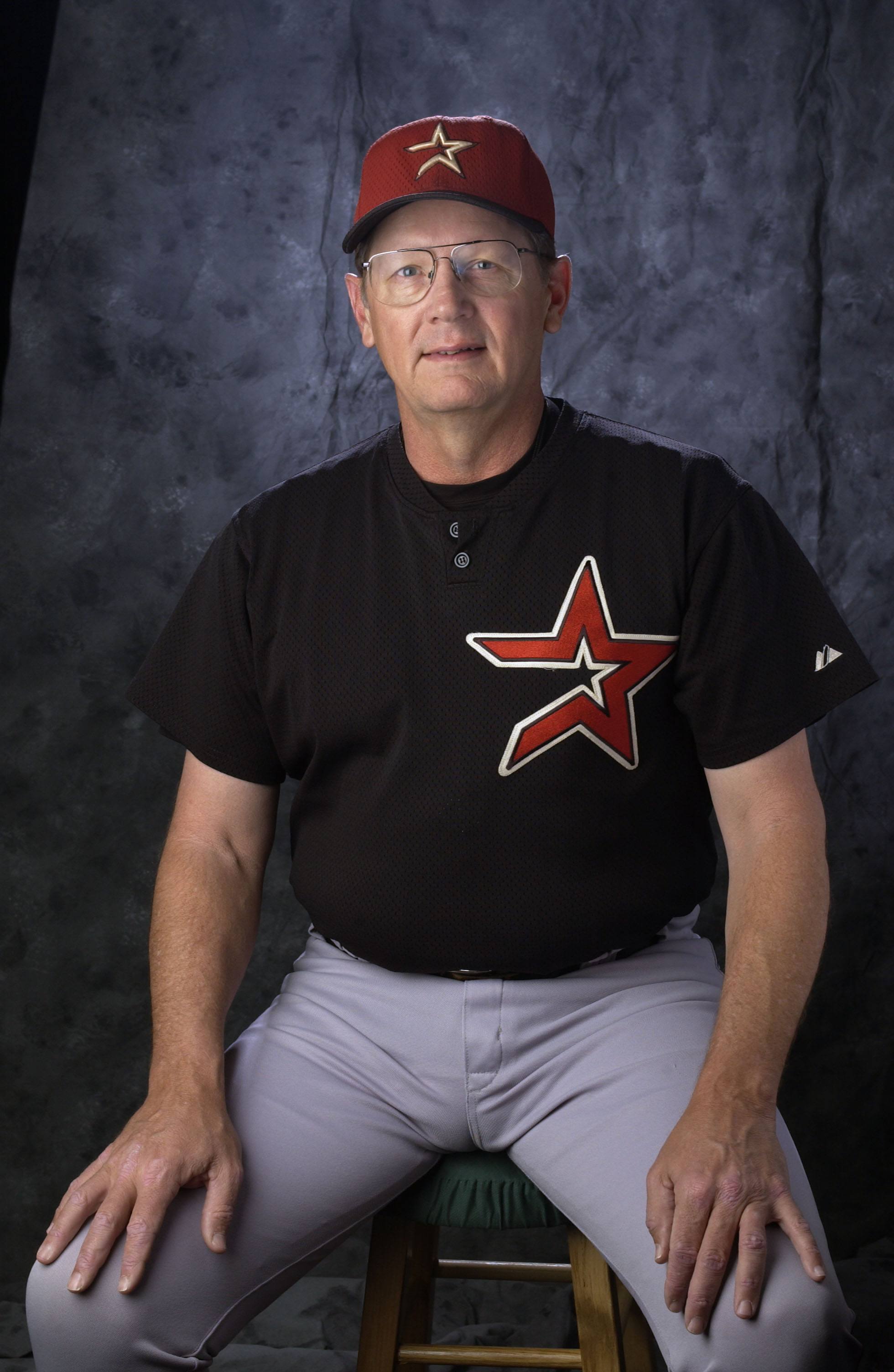 A portrait of pitching coach Burt Hooton