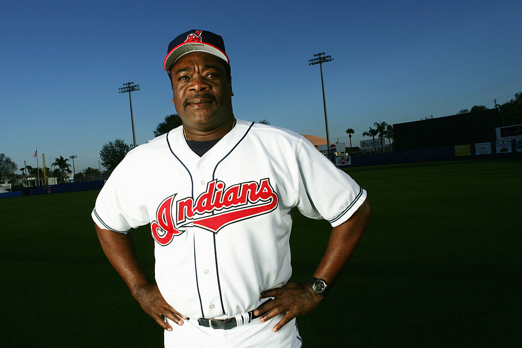 Hitting Coach Eddie Murray of the Cleveland Indians