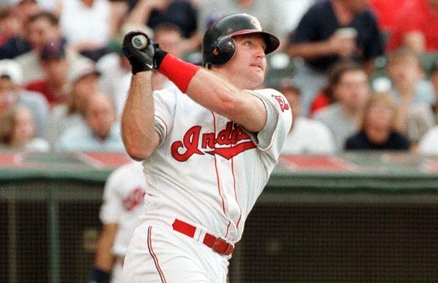 Cleveland Indians batter Jim Thome