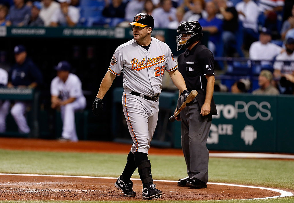 Designated hitter Jim Thome #25 of the Baltimore Orioles