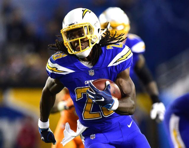 melvin gordon jersey color rush