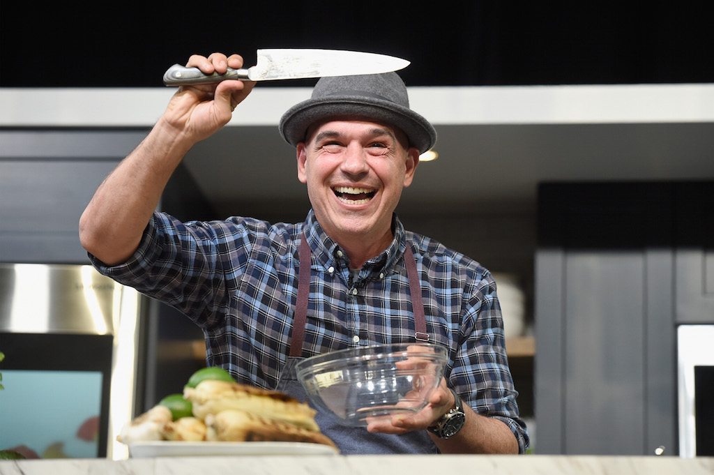 Chef Michael Symon is craving a World Series victory for the Cleveland Indians | Gustavo Caballero/Getty Images for NYCWF