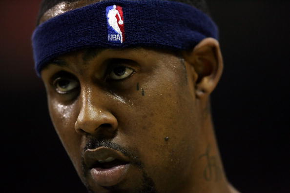 Larry Hughes, #32 of the Cleveland Cavaliers, looks on in the first half of Game Two of the 2007 NBA Finals