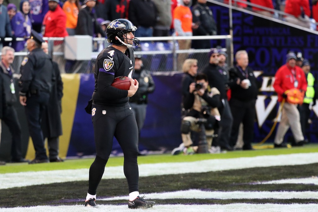 Ravens punter Sam Koch