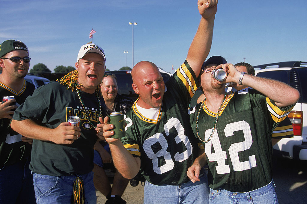 Packers fans have a tailgate party before a game | Jonathan Daniel/Getty Images