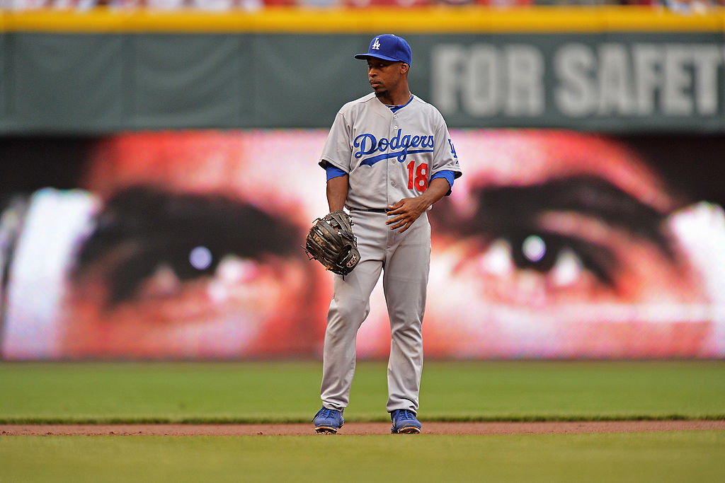 Chone Figgins of the Los Angeles Dodgers