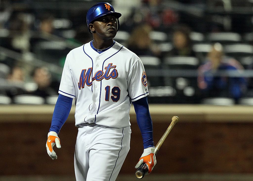 Pinch hitter Gary Matthews Jr. of the New York Mets