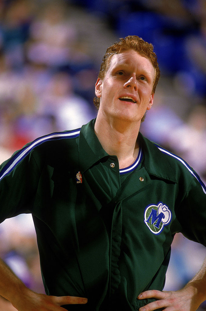 Uwe Blab of the Dallas Mavericks