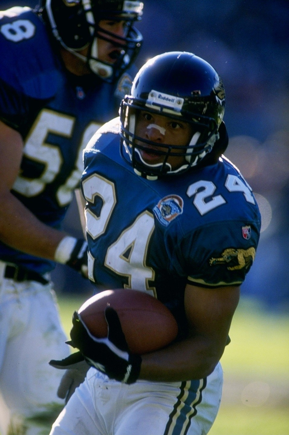 Running back Harry Colon of the Jacksonville Jaguars