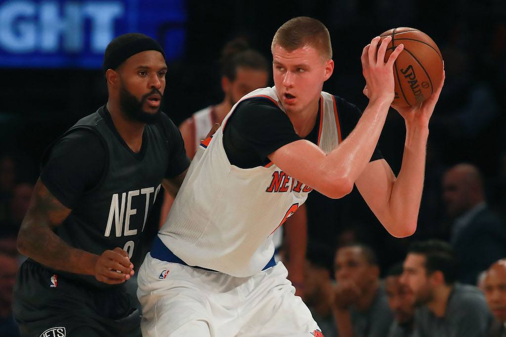 Kristaps Porzingis can do it all | Michael Reaves/Getty Images