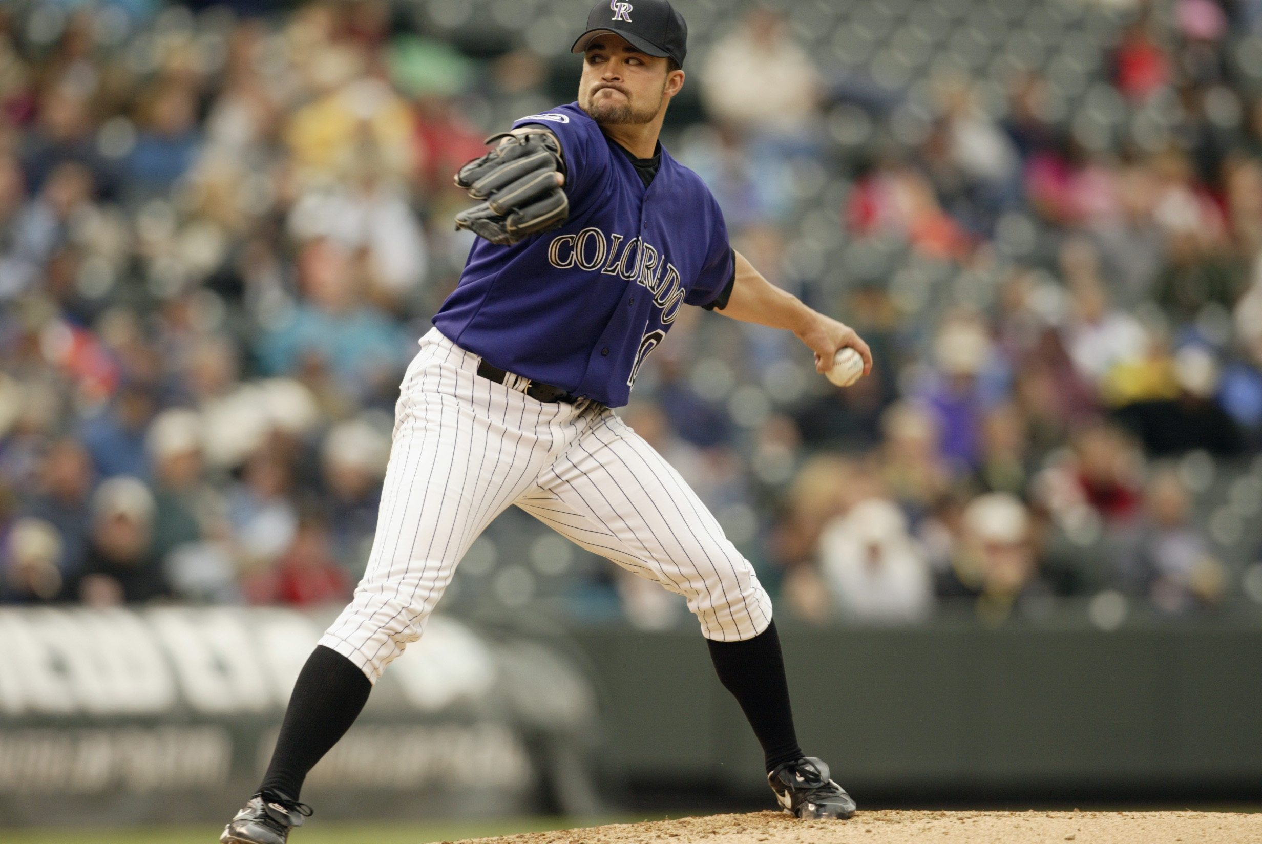Pitcher Mike Hampton of the Colorado Rockies
