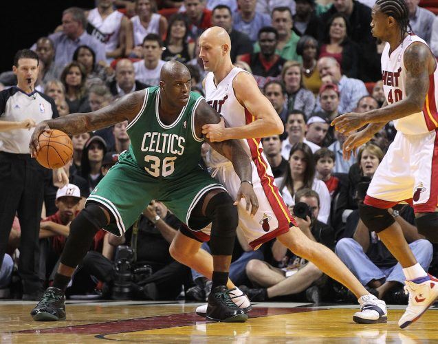 We wish we could forget Shaq's time in Boston | Mike Ehrmann/Getty Images