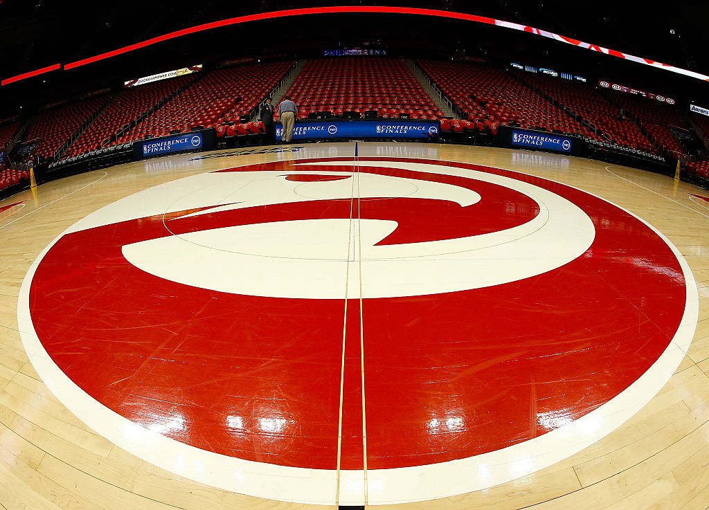 A view of center court before Game Two of the Eastern Conference Finals