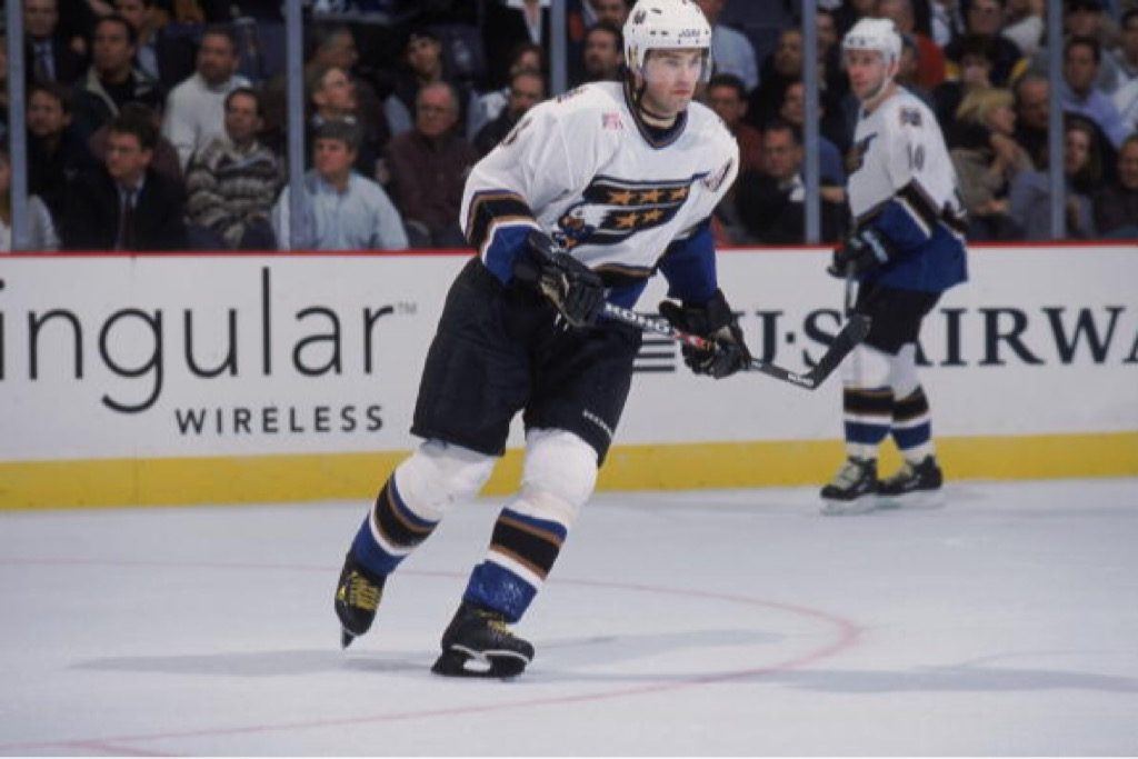 Right wing Jaromir Jagr of the Washington Capitals skates on the ice | 2001 NHLI\Doug Pensinger/Getty Images